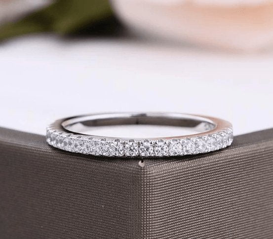 Radiant Cut Elegant Pink Stone Wedding Ring Set-Black Diamonds New York
