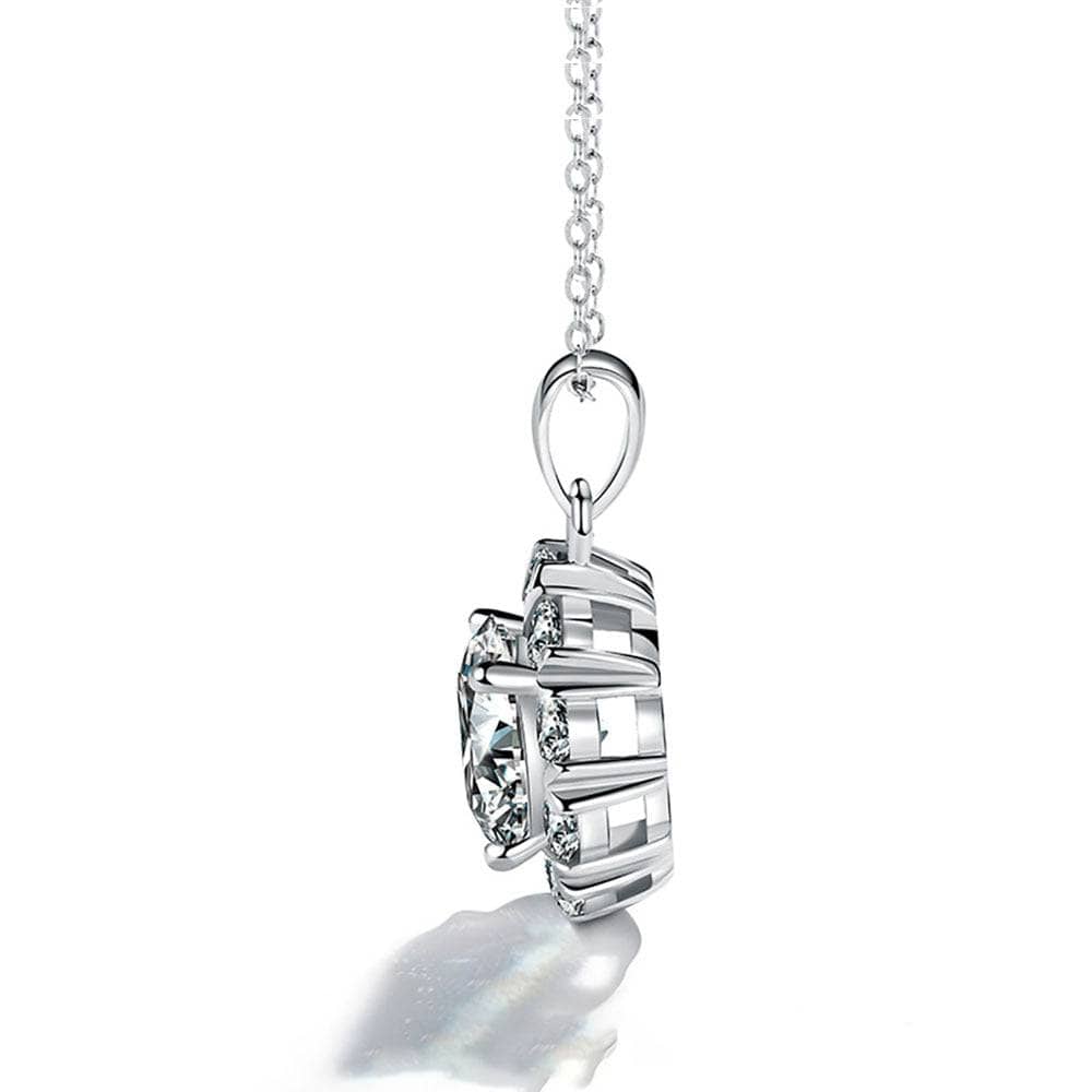 Romantic Snowflake 5ct Diamond Necklace-Black Diamonds New York