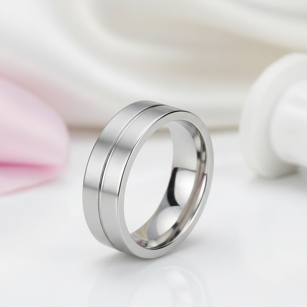 Romantic Round Diamond Option Couple Wedding Band-Black Diamonds New York