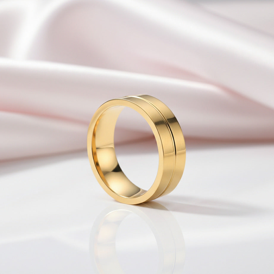 Romantic Round Diamond Option Couple Wedding Band-Black Diamonds New York