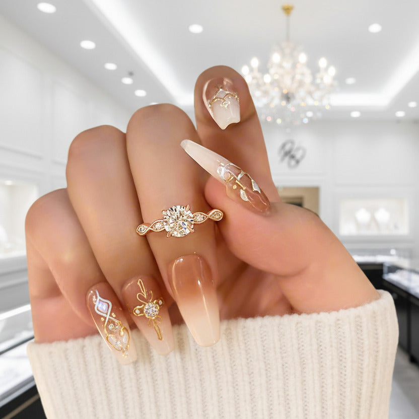 Rose Gold 1.0 ct Round Cut Diamond Promise Ring-Black Diamonds New York