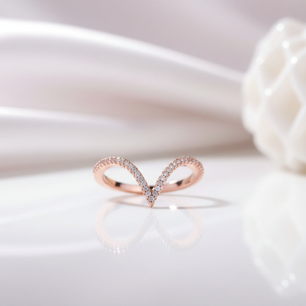 Rose Gold Halo Pear Cut Synthetic Morganite Wedding Set-Black Diamonds New York