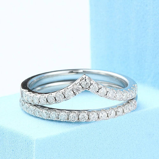 Round Cut Diamond Classic Stackable Wedding Ring Band-Black Diamonds New York