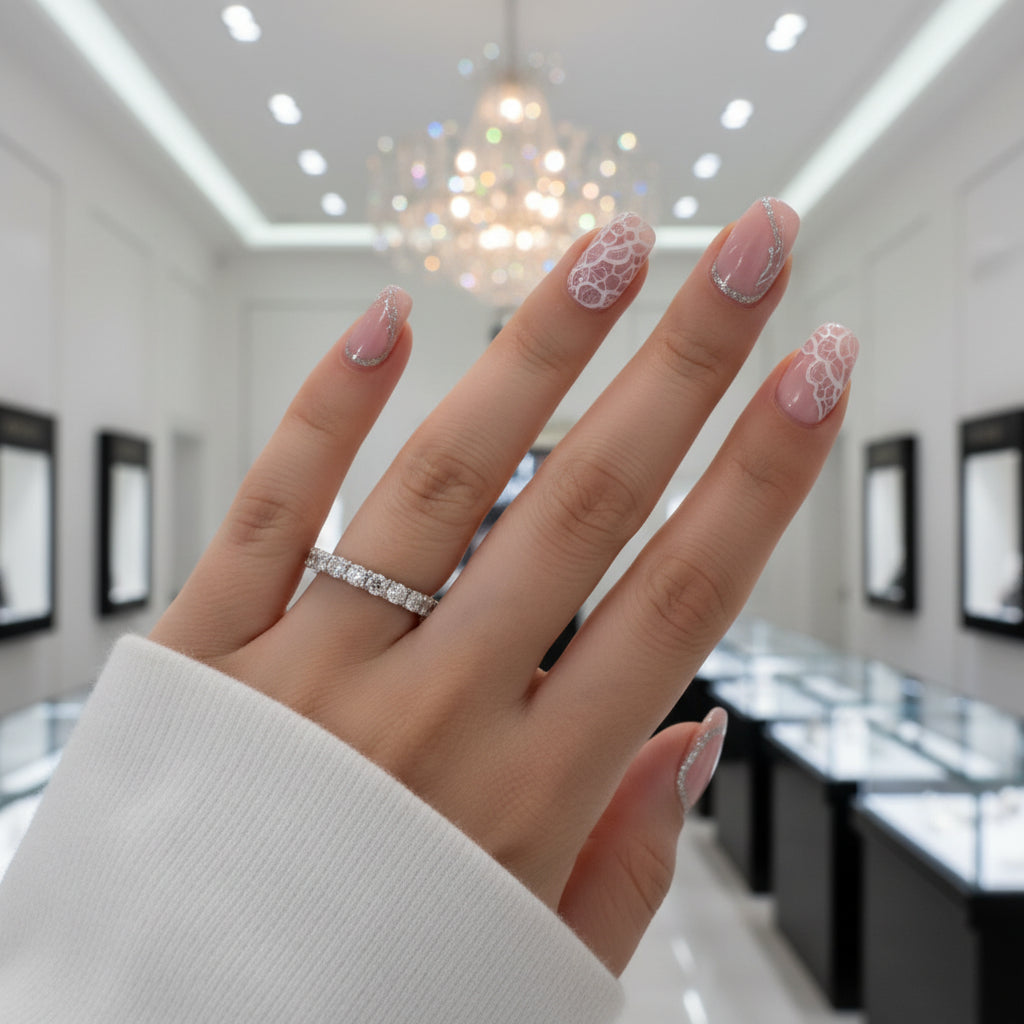 Round Cut Diamond Option Eternity Wedding Band-Black Diamonds New York