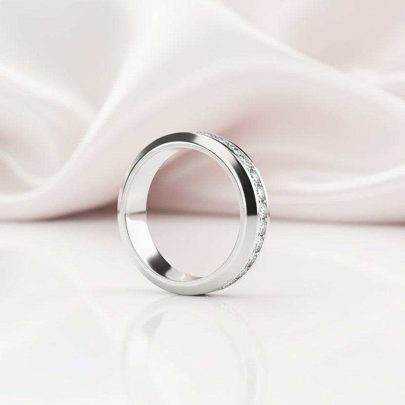 Round Cut Diamond Solid Gold Men's Ring-Black Diamonds New York