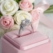 Round Cut Diamond Option Engagement Ring-Black Diamonds New York