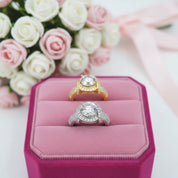 Round Cut Diamond Option Engagement Ring-Black Diamonds New York