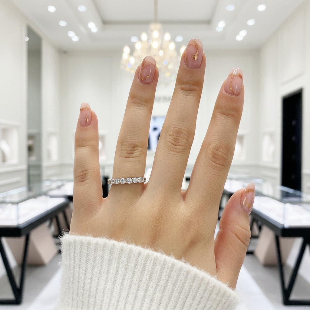 Round Excellent Cut Diamond Option Ring-Black Diamonds New York