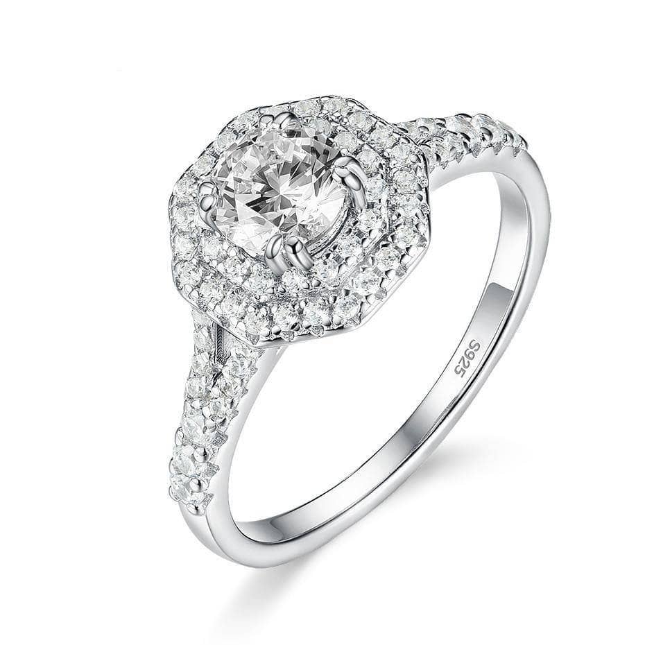 Round Diamond Engagement Ring-Black Diamonds New York