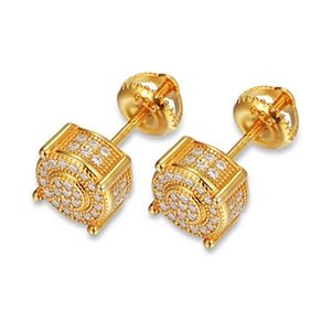 Round Diamond Stud Earrings-Black Diamonds New York