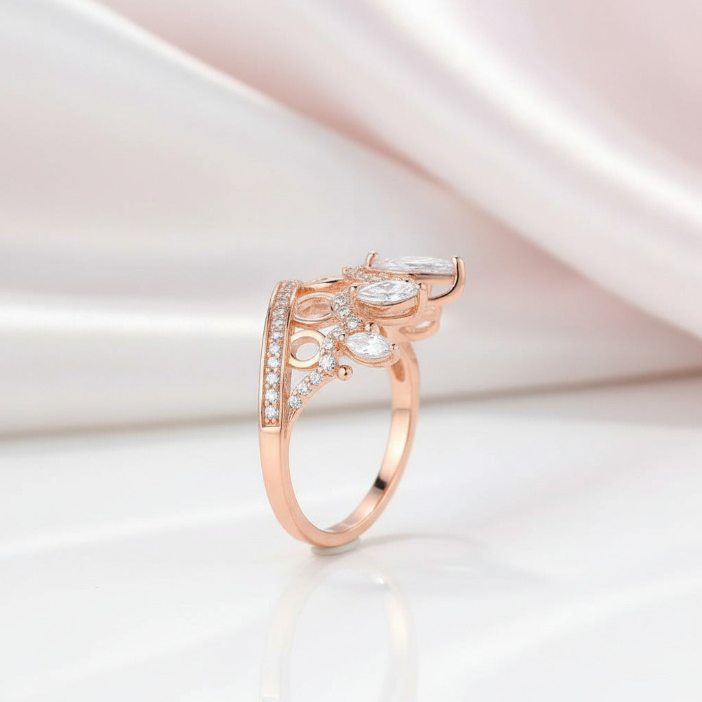 Royal Crown Ring-Black Diamonds New York