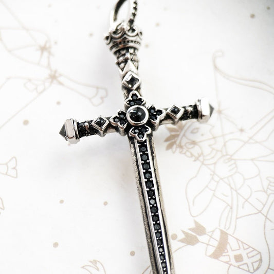 Royal Sword of Courage Punk Pendant
