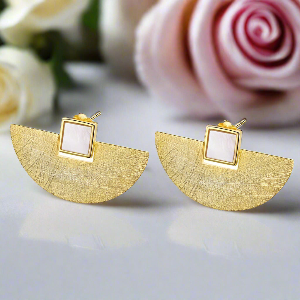 Simple Fashion Stud Earrings-Black Diamonds New York