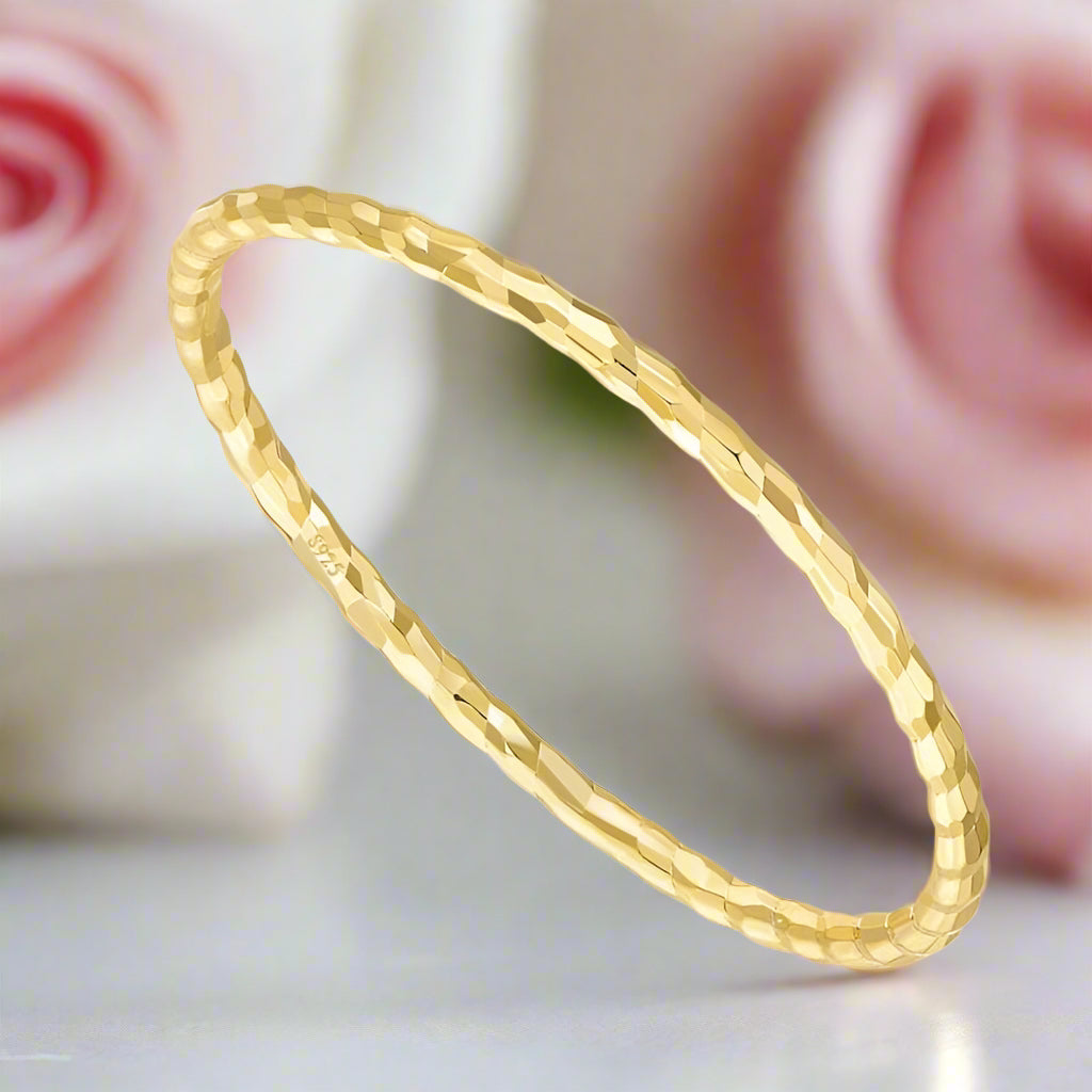 Stackable Wedding Band with Diamond-Black Diamonds New York