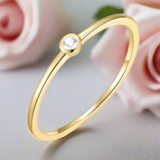 Stackable Wedding Band with Diamond-Black Diamonds New York