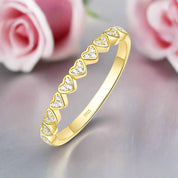 Stackable Wedding Band with Diamond-Black Diamonds New York