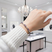 Sincere Love Amethyst Women's Bracelet-Black Diamonds New York