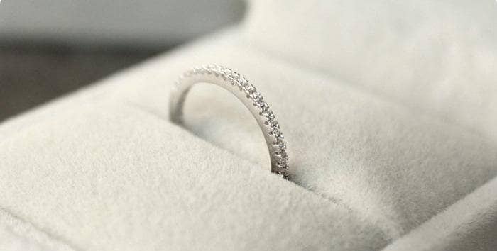 Single CVD Diamond Eternity Ring