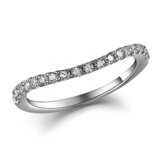 Single Stackable Created Diamond Ring-Black Diamonds New York