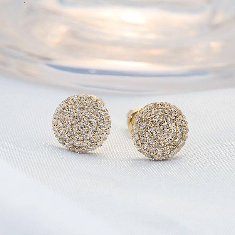 Solid Gold Earrings by Black Diamonds New York