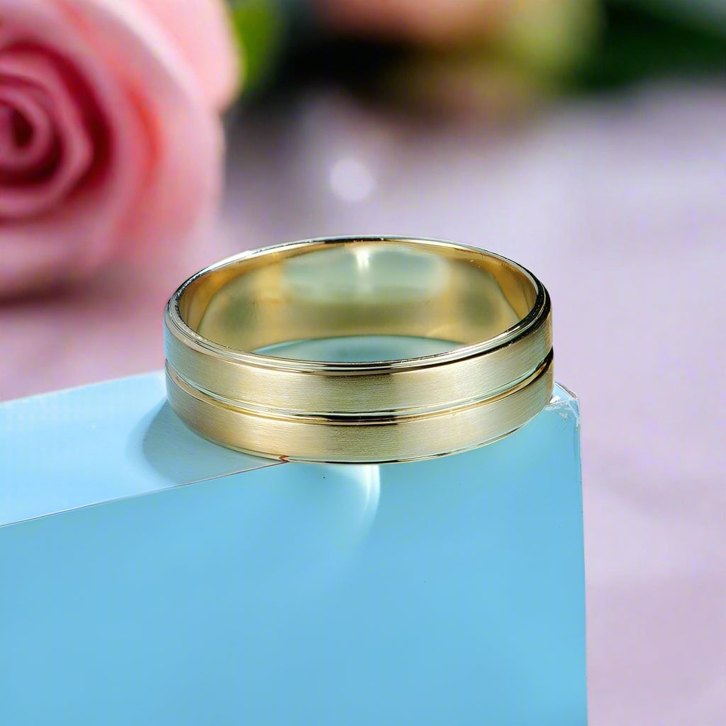 Solid 14k Yellow Gold Vintage Engagement Ring-Black Diamonds New York