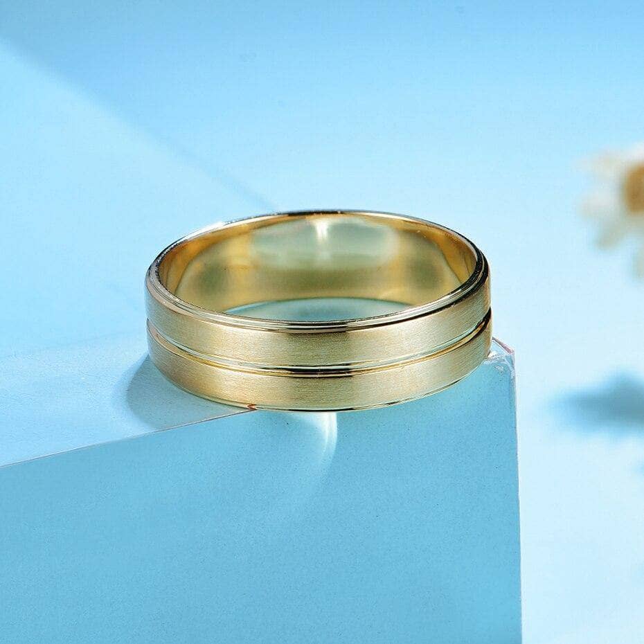 Solid 14K Yellow Gold Vintage Engagement Ring-Black Diamonds New York
