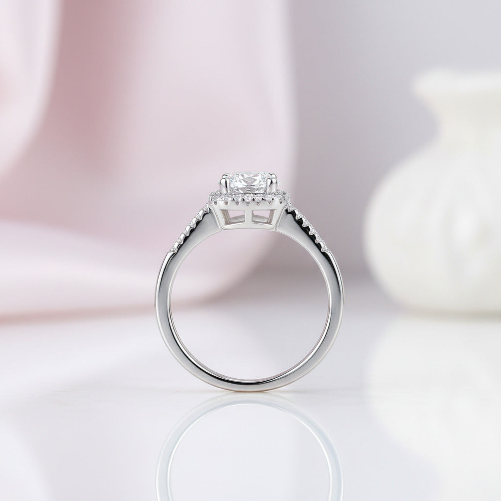 Solitaire Diamond Option Engagement Ring-Black Diamonds New York