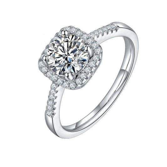 Solitaire Diamond Engagement Ring-Black Diamonds New York
