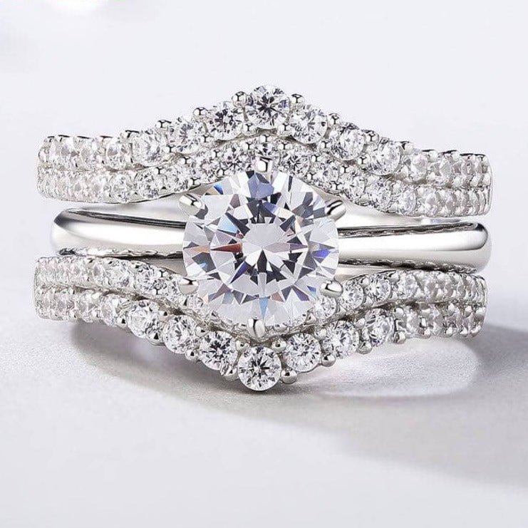 EVN Stone Ring Set by Black Diamonds New York