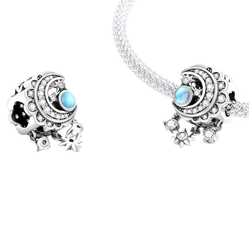 Star & Moon Universe Charm Series (Aftersale Service)-Black Diamonds New York