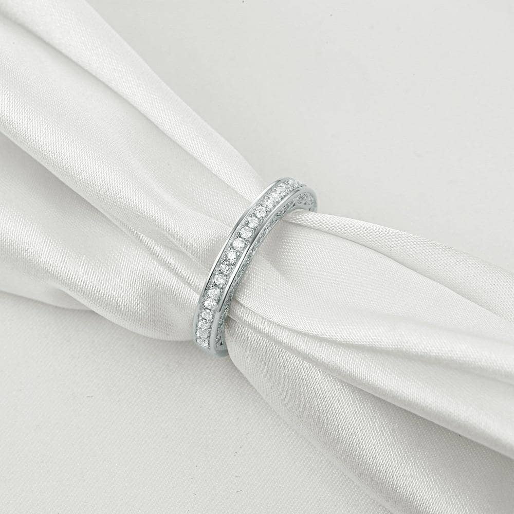 Straight Stackable Engagement Ring/WeddingBand