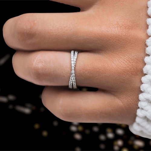 Stunning Halo Round Cut Sona Simulated Diamond Bridal Ring Set-Black Diamonds New York