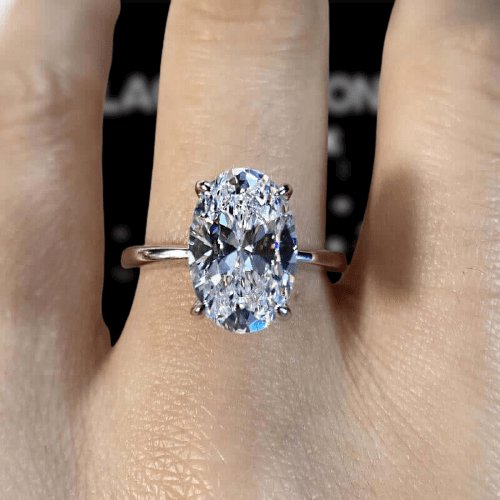 Stunning Oval & Pear Cut Sona Simulated Diamond Bridal Ring Set-Black Diamonds New York