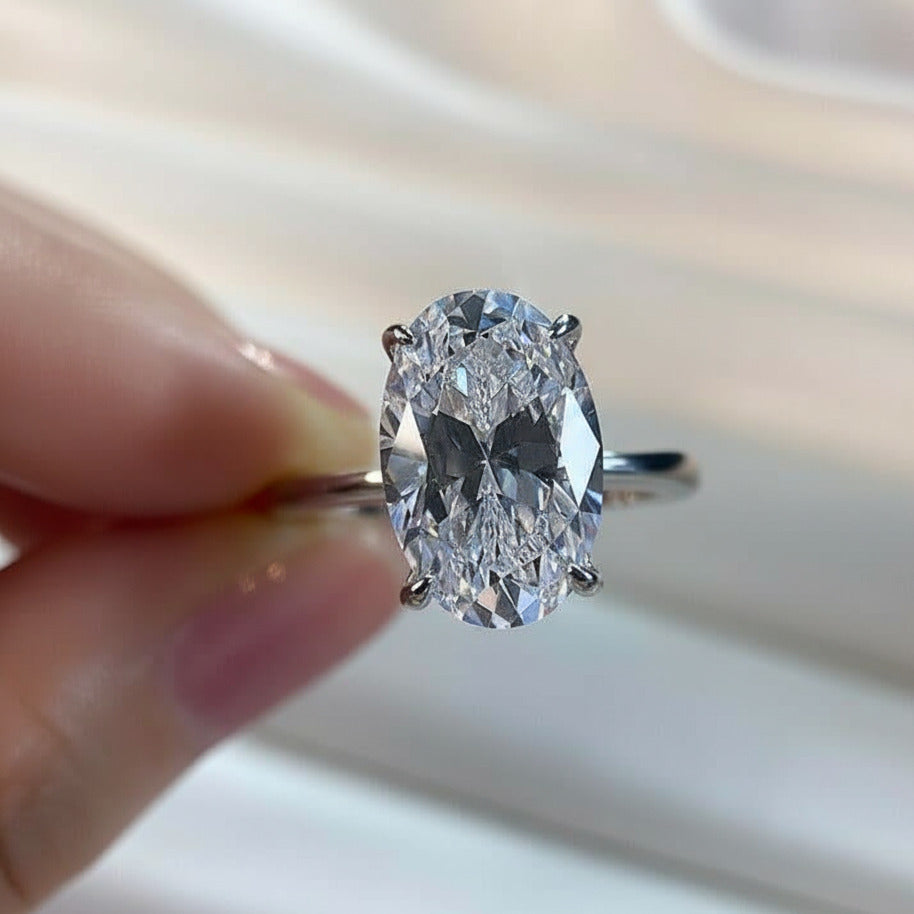 Stunning Oval & Pear Cut Simulated Diamond Bridal Ring Set-Black Diamonds New York