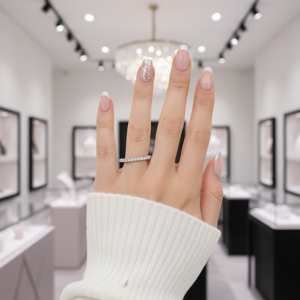 Stunning Radiant Cut Yellow Sapphire Ring Set-Black Diamonds New York