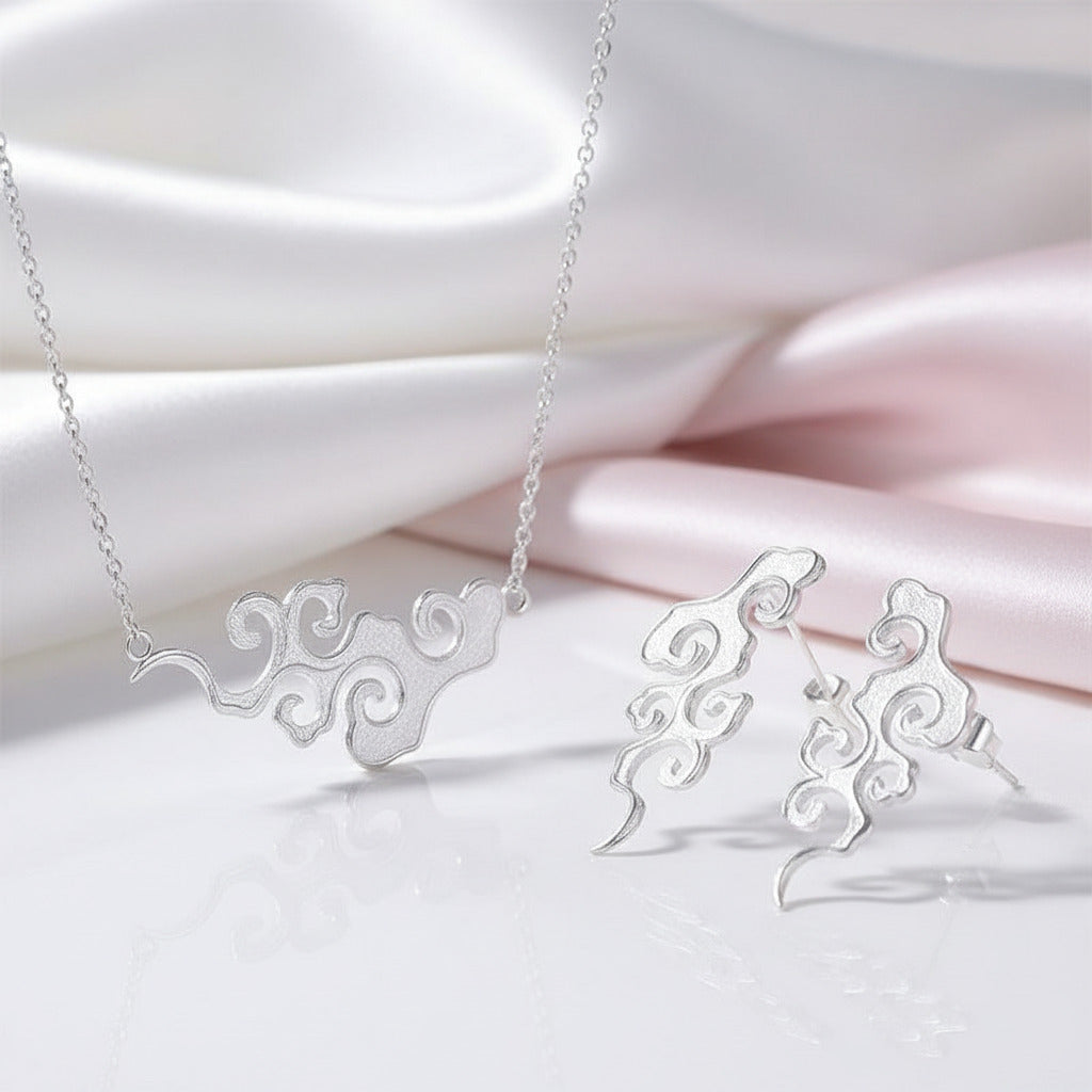 Sunset Cloud Jewelry Set-Black Diamonds New York