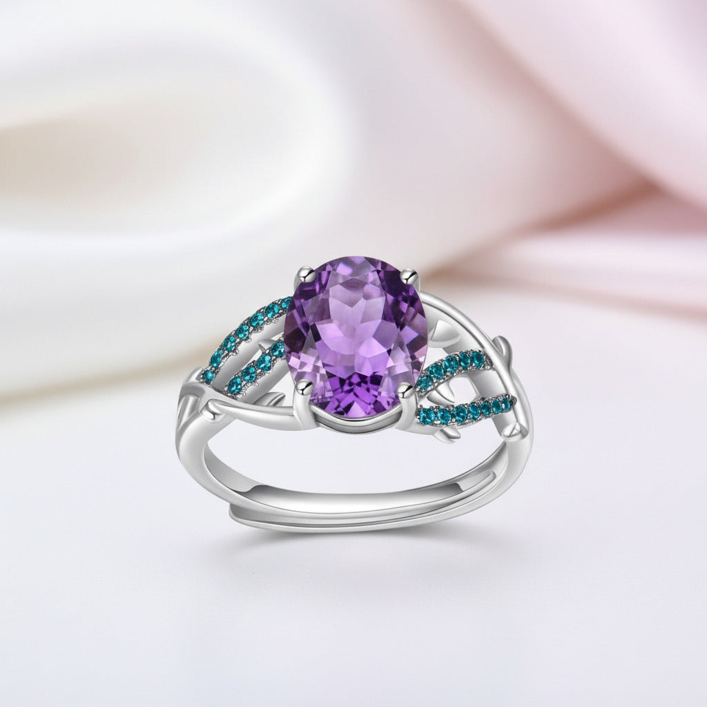 Thorns Gemstones Engagement Cocktail Ring-Black Diamonds New York