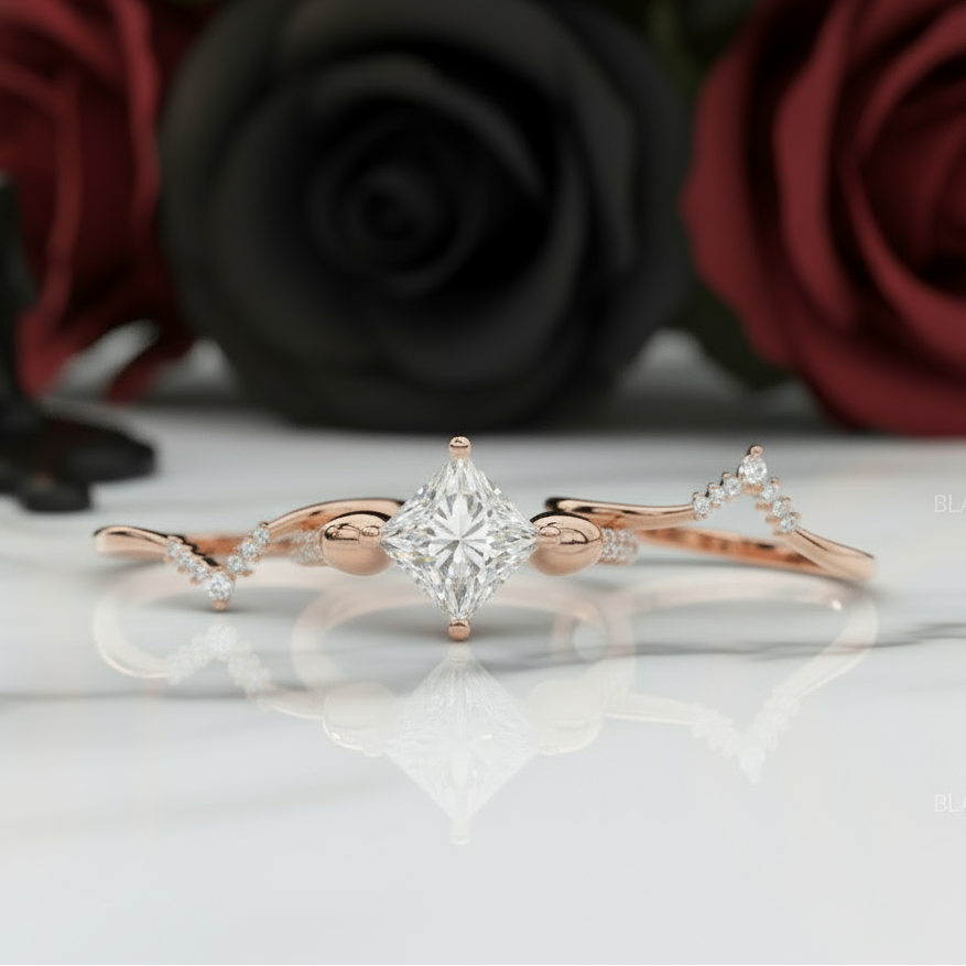 Until Dawn- 3pc 1.5 Carat Diamond Skull Rings-Black Diamonds New York