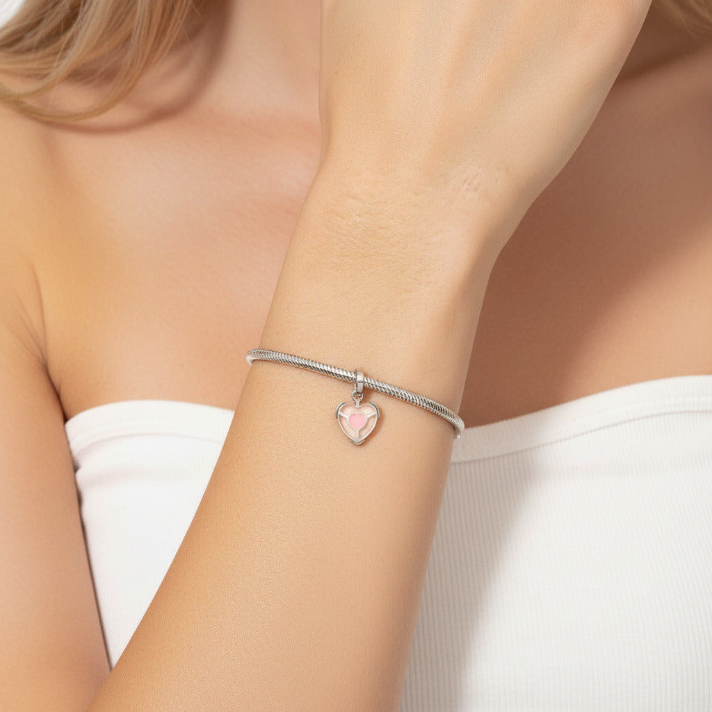 Valentine Heart Delicate Beads-Black Diamonds New York
