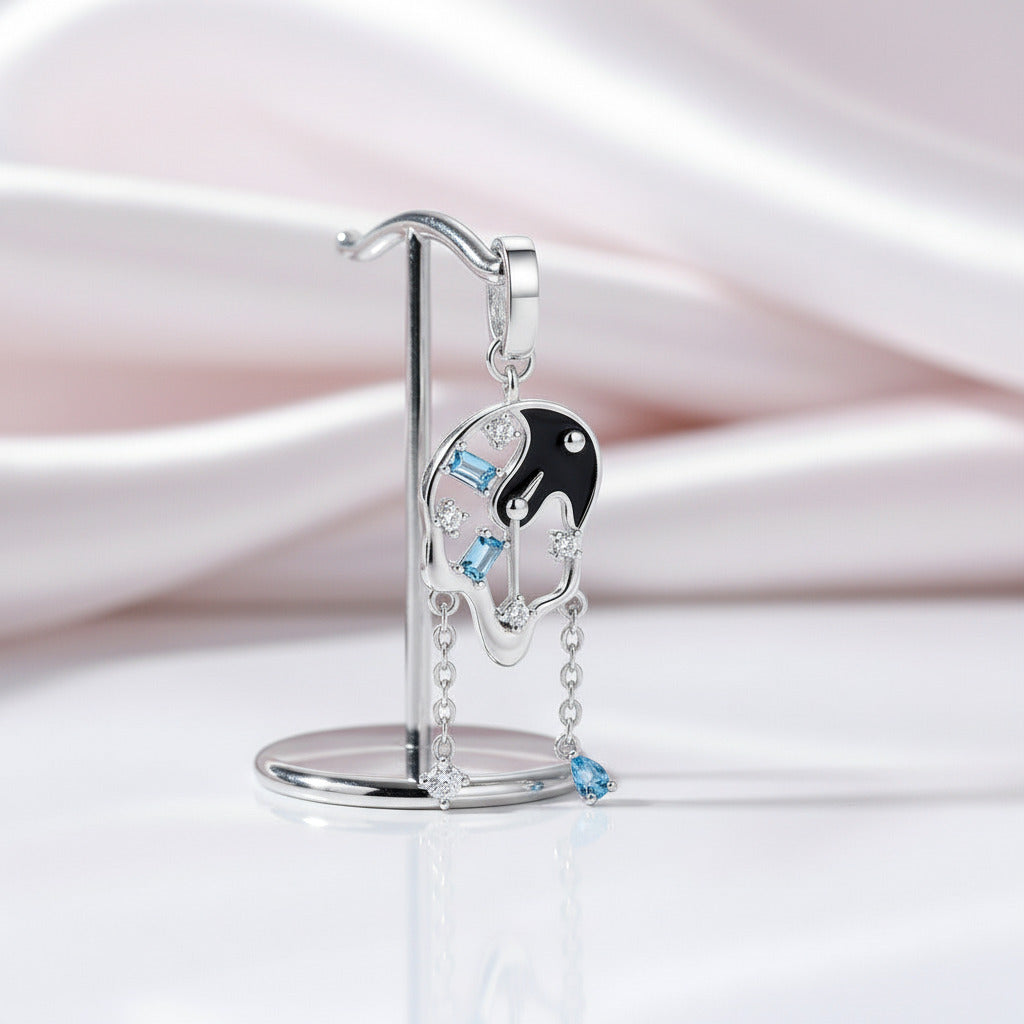 Valentine Heart Delicate Beads-Black Diamonds New York