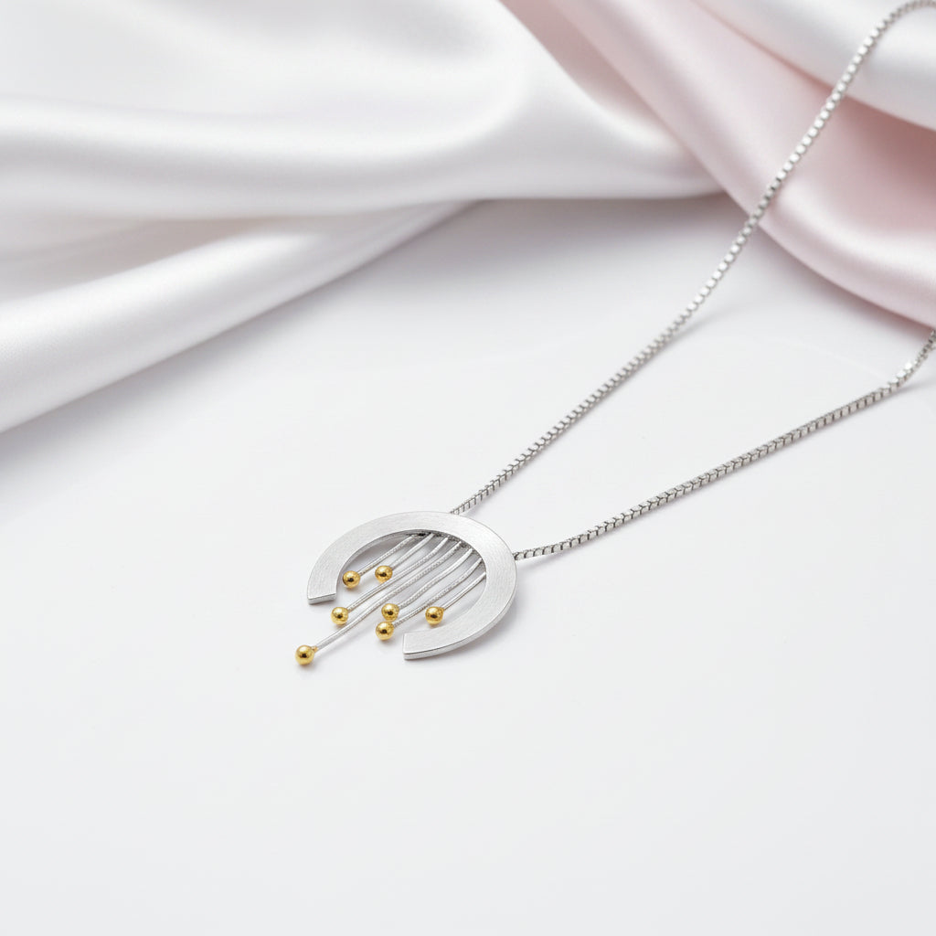 Vintage Curtain Pendant-Black Diamonds New York