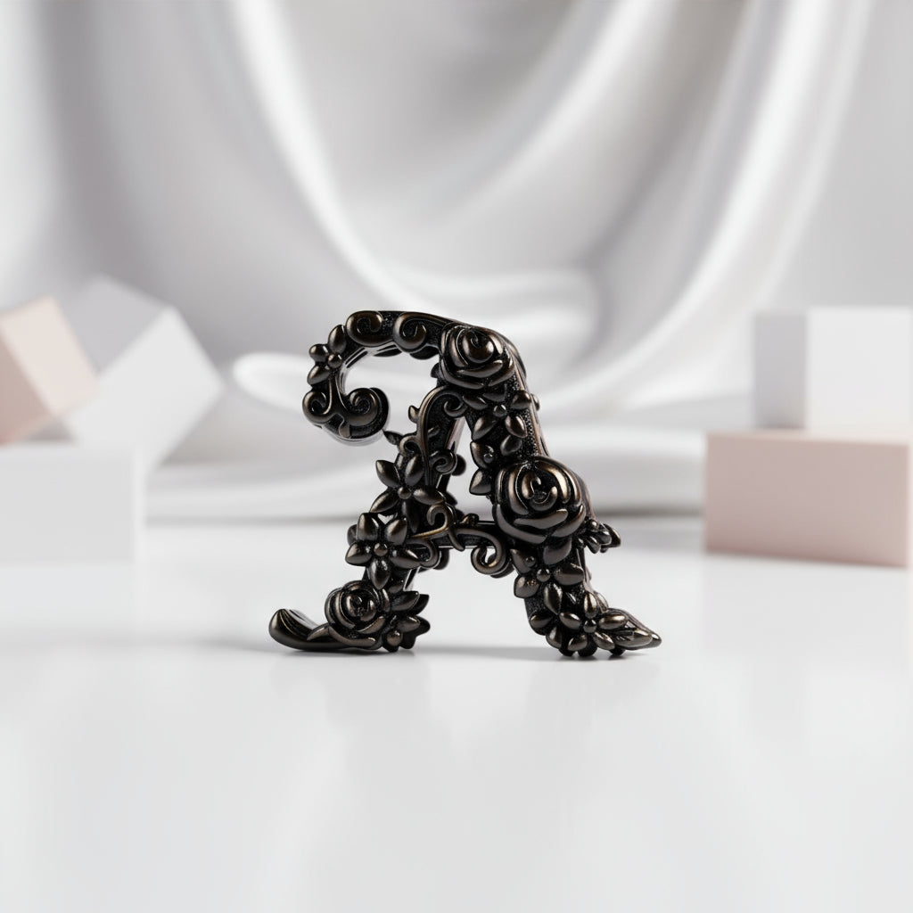 Vintage Diablo Rose Series Flower Charms-Black Diamonds New York