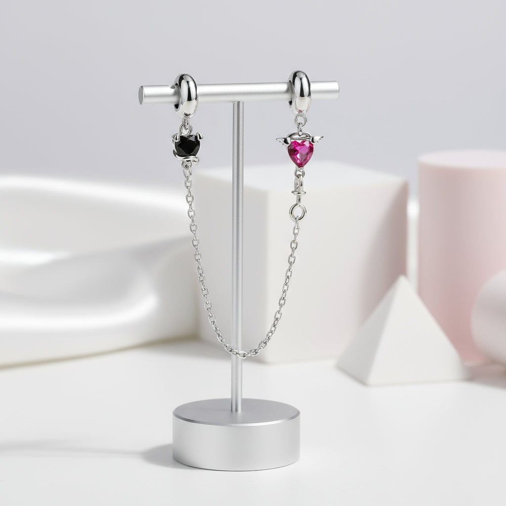 Vintage Diablo Rose Series Flower Charms-Black Diamonds New York