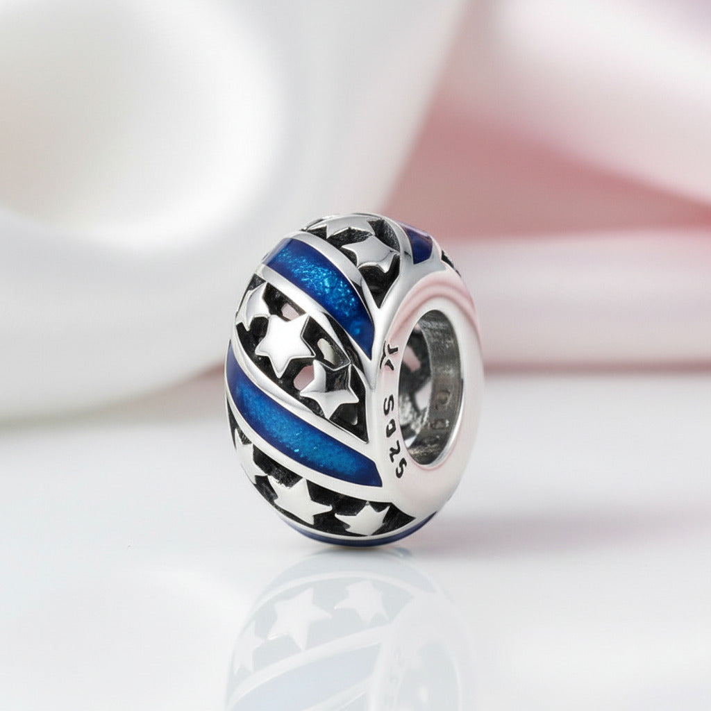 Vintage Flower & Heart Spacer Stopper Beads-Black Diamonds New York