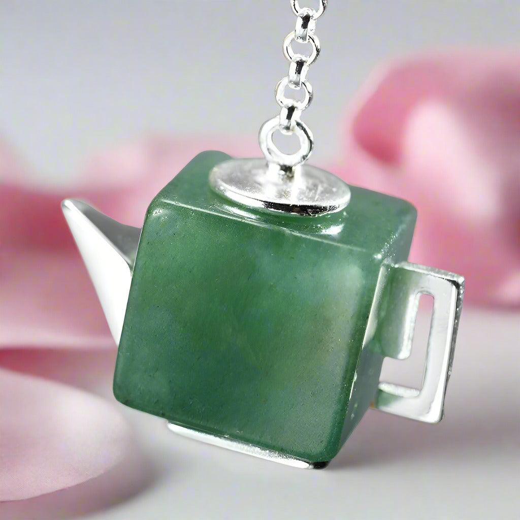 Vintage Square Teapot Dangle Earrings-Black Diamonds New York