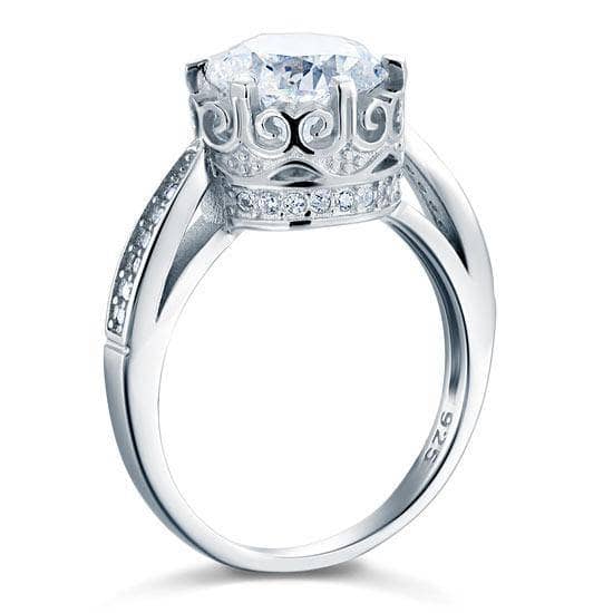 Vintage Style 2.5 Ct Wedding Engagement Ring Jewelry-Black Diamonds New York