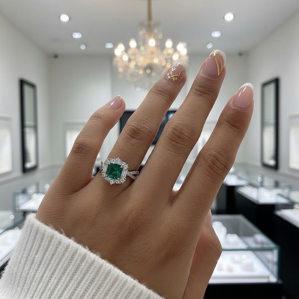 princess cut diamond dress rings Simple Princess Diamond Cut Engagement Rings Scalloped Diamond Engagement Ring Princess Cut)