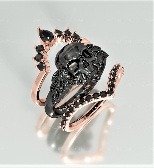 VIP AR Dream Ring Custom Request - Black Diamonds New York