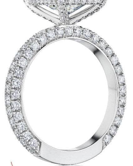 VIP CL Dream Ring Custom Request with Hidden Garnet Stone-Black Diamonds New York