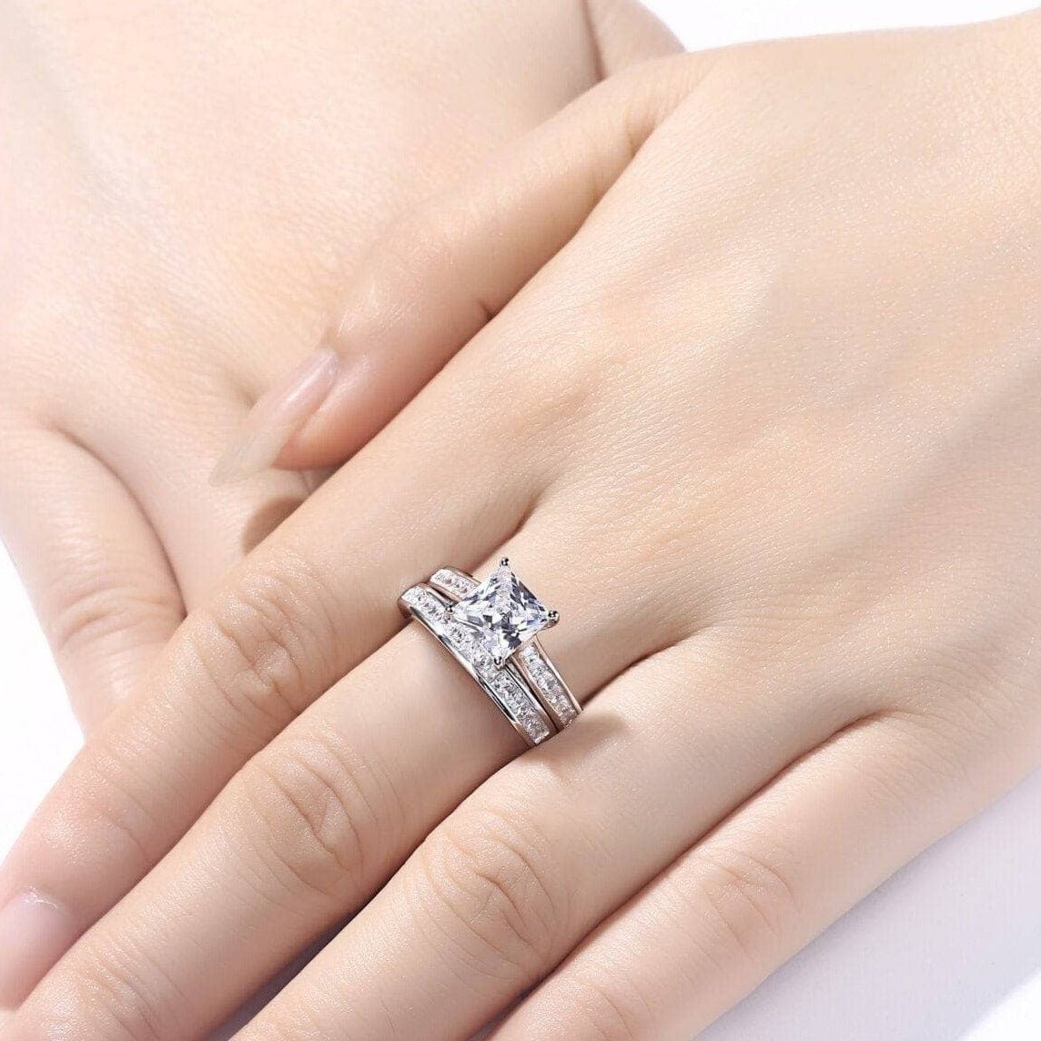 VIP Custom Dream Ring in 2ct Princess Cut Diamond-Black Diamonds New York